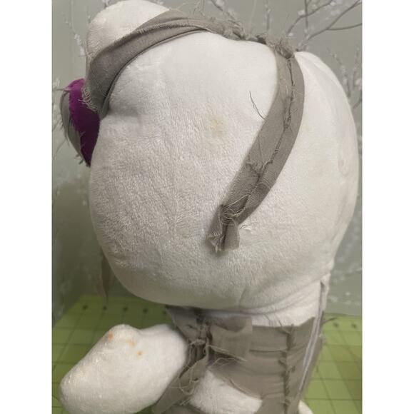 Hello Kitty Halloween Mummy Plush Side Stepper 12" Gemmy Sanrio Music works - Picture 9 of 10